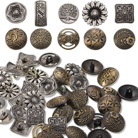 metal fabric buttons|decorative metal buttons.